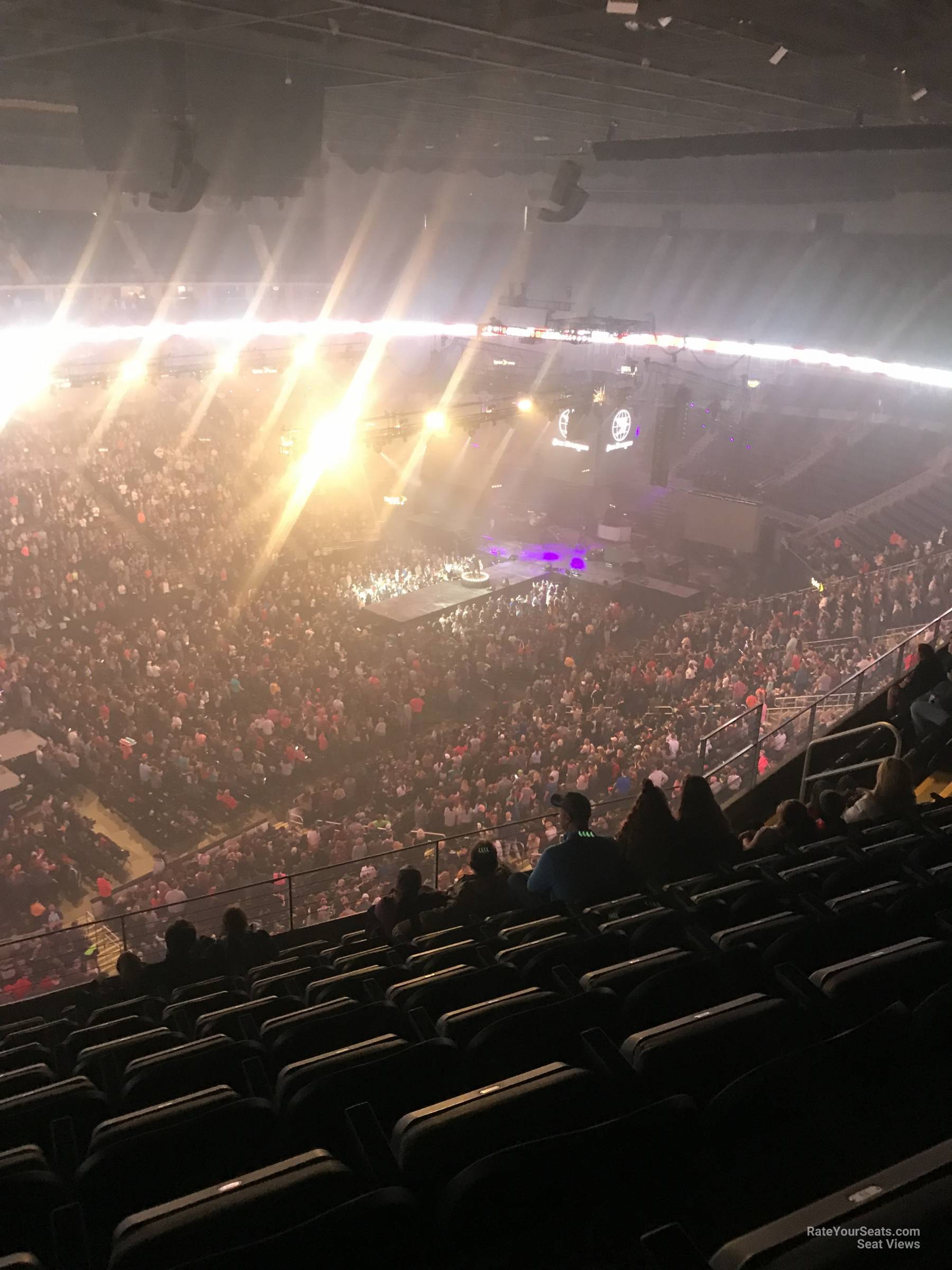 section 228, row 9 seat view  for concert - t-mobile center